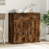 Komoda boja dimljenog hrasta 79x38x80 cm konstruirano drvo | shoptok.hr
