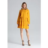 Figl Woman's Dress M601 Mustard