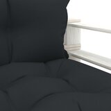  Vrtna sofa od paleta s antracit jastucima drvena | shoptok.hr