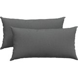  Jastučići za sofu 2 pcs Tamno siva 80 x 40 cm tkanina | shoptok.hr