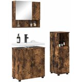  Set namještaja za kupaonicu 3 kom. Dimljeni hrast | shoptok.hr
