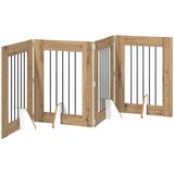  Vrata za pse s postoljem 4 pcs Hrast artisan 60 x 80 cm | shoptok.hr