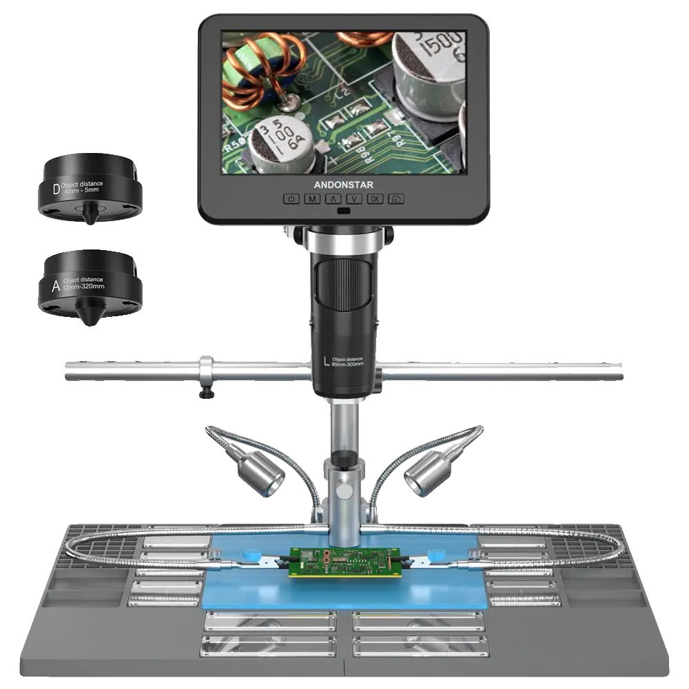 Digitalni mikroskop, UHD slika, 2000X povečava, AD246SM-Plus(7inch), 2000X, (5000156776)