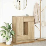  Komoda s ladicama i vratima sonoma hrast 73x31x90 cm | Eponuda.ba