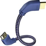 Inakustik HDMI kabel HDMI-A vtič, HDMI-A vtič 2 m srebrno-modra 0042502 avdio povratni kanal, pozlačeni konektorji, obložen, Ultra HD (4k) HDMI HDMI k, (20410579) | Shoptok.si