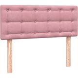 Box Spring krevet s madracem i LED ružičasti 120x220 cm samt | shoptok.hr