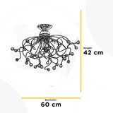 Lesnina XXXL STROPNA SVETILKA 60/42 cm | Shoptok.si