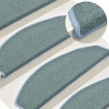  Prostirke za stepenice 15 kom 65x24x4 cm morsko plave poluokrugle velike | shoptok.hr