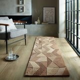 Flair Rugs Rjav ročno tkan volnen tekač 60x230 cm Moda Asher – | Shoptok.si