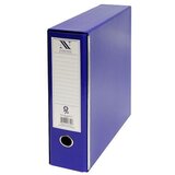 NANO Registrator s kutijom, A4, 8 cm, plastificirani, s metalnim letvicama, , plavi | shoptok.hr