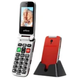 telefon na tipke CF241A preklop red