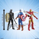Hasbro Marvel Avengers Titan Hero Series Blast Gear &amp;ndash; set 3 akcijske figure 30 cm, Iron Man, Captain America i Black Panther Slike