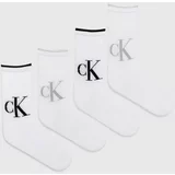 Calvin Klein Jeans Čarape 4-pack za žene, boja: bijela, 701229676