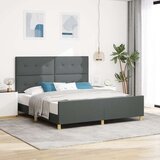  Krevet Siva 180x200 cm Tkanina Cijene