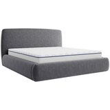 MID.YOU OBLAZINJENA POSTELJA 180 cm x 200 cm , les, tekstil, leseni material barve grafita | Shoptok.si