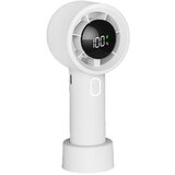 Venisymlis Prenosni Ročni Turbinski Ventilator Z Digitalnim Zaslonom 1500 Mah - Bel, (22070449) | Shoptok.si