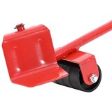  Kotačići za namještaj 8 kom s podizačima crveni 9 8 x 7 5 x 3 cm 150 kg | shoptok.hr