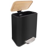 Orion Črn koš za smeti s pedalom iz nerjavečega jekla 5 l Black – | Shoptok.si