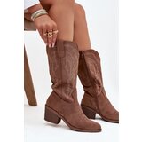 VINCEZA Women's Cowboy Boots with Heel | shoptok.hr