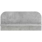  Zidna polica 2 kom. Betonska siva 80,5 x 13,5 x 37,5 cm | shoptok.hr