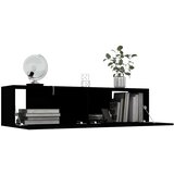  TV ormarić crni 120 x 30 x 30 cm od konstruiranog drva | shoptok.hr