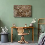  Slika - Floral Ornaments Carved in Delicate Sepia and Brown Shades 30x20 | shoptok.hr