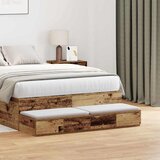  Ladice za krevet s ladicama Staro drvo 120 x 36,5 x 16,5 cm | shoptok.hr
