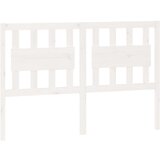 Uzglavlje za krevet bijelo 140,5x4x100 cm od masivne borovine | Eponuda.com