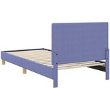  Krevet za djecu s uzglavljem Traper plava 80 x 200 cm tkanina | shoptok.hr