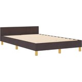  Krevetna konstrukcija Tamno smeđa 120 x 190 cm tkanina | shoptok.hr