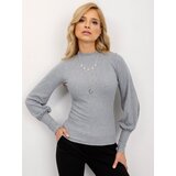 RUE PARIS Blouse-RV-BZ-5223.15-gray | Shoptok.si