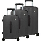 GUSTAV VOSS Kovčki set 3/1 mix Cancun 64545, antracit | Shoptok.si