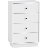 HOMCOM Komoda iverna plošča 47D x 29Š x 75V cm Bela, (5000242531) | Shoptok.si