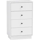 Komoda iverna plošča 47D x 29Š x 75V cm Bela, (5000242531)