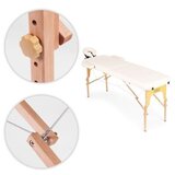 Modern Home Drveni masažni i rehabilitacioni sto, 2-sekcioni, sklopivi u kofer + torba | ePonuda.com