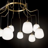 Ideal Lux LED luster KAROUSEL na sajli, 10xG9/3W/230V, prečnik 82,5 cm, mesing | Eponuda.com