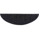  Prostirke za stepenice, samoljepljive, 10 kom, 56x17x3 cm, crne, poluokrugle | shoptok.hr
