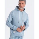Ombre Men's kangaroo sweatshirt with hood - blue | shoptok.hr