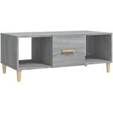 Maison Chic Klubska mizica - kavna mizica - Nizka mizica siva sonoma 102x50x40 cm inženirski les, (21754359) | Shoptok.si