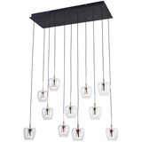 Zuma line MD2291-11B-3BGT - LED luster na sajli NELSON 11xLED/3W/230V crna Cene