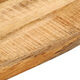 Stolna Mizna plošča 40x40x3,8 cm naraven rob trden robusten mangov les | Shoptok.si