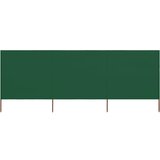 vidaXL Vjetrobran s 3 panela od tkanine 400 x 160 cm zeleni Cijene