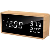 Venisymlis Lesena Digitalna Budilka, Digitalna Ura S 3 Nastavitvami Alarma, Elektronska Budilka Z Napajanjem Usb, (22060518) Cene