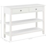  Komoda bijela 110 x 35 x 80 cm MDF | shoptok.hr