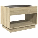  Stolić s beskonačnim LED svjetlima boja hrasta 70x50x50 cm | Eponuda.com