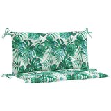  The Living Store Blazina za vrtno klop 2 kosa vzorec listov 100x50x7 cm tkanina - Blazina Za Vrtno Klop, (21454939) | Shoptok.si
