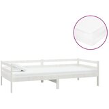  Dnevni ležaj s madracem 90 x 200 cm od masivne borovine | shoptok.hr