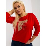 RELEVANCE Blouse-RV-BZ-8484.15P-red Cene