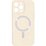 AVIZAR Silikonski ovitek Magsafe za iPhone 14 Pro Max z mehkim zakljuckom - bel, (20715092) Cene