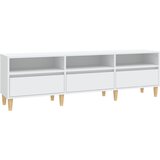 Maison Chic TV omarica - TV stojalo - Televizijska omarica bela 150x30x44,5 cm inženirski les, (21702279) | Shoptok.si